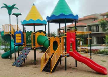OUTDOOR PLAY AREA AND GREEN FIELD